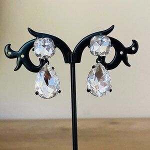 C Wonder Simulated Diamond Statement Drop Earrings